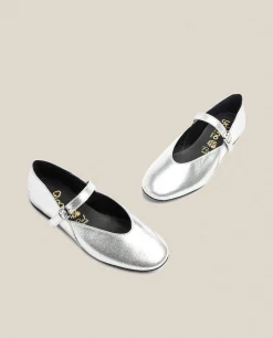 Mujer Yokono Bailarinas|Zapatos|Bailarina ARI-001 Plata