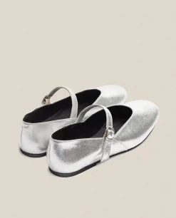 Mujer Yokono Bailarinas|Zapatos|Bailarina ARI-001 Plata
