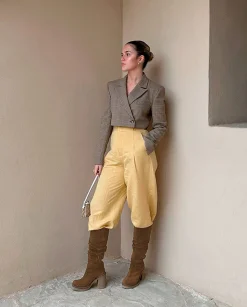 Mujer Yokono Botas|Bota De Tacón GELA-002 MARRON