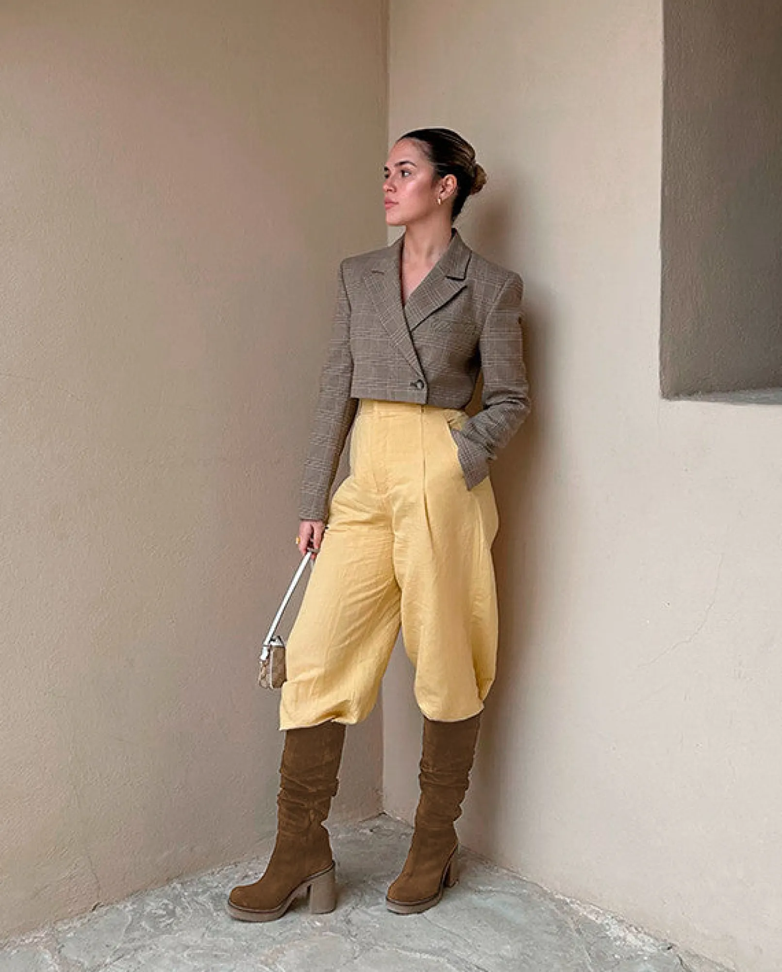 Mujer Yokono Botas|Bota De Tacón GELA-002 MARRON