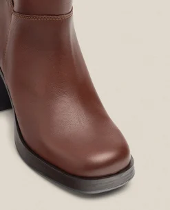 Mujer Yokono Botas|Bota De Tacón KOLIN-008 Marrón