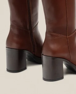 Mujer Yokono Botas|Bota De Tacón KOLIN-008 Marrón
