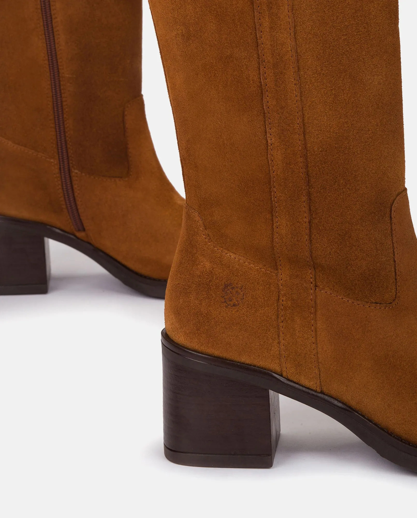 Mujer Yokono Botines|Botas|Bota De Tacón LANDAS-003 CUERO