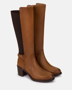 Mujer Yokono Botas|Bota De Tacón LILLE-011 CUERO