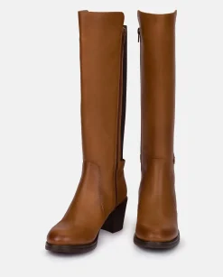 Mujer Yokono Botas|Bota De Tacón LILLE-011 CUERO