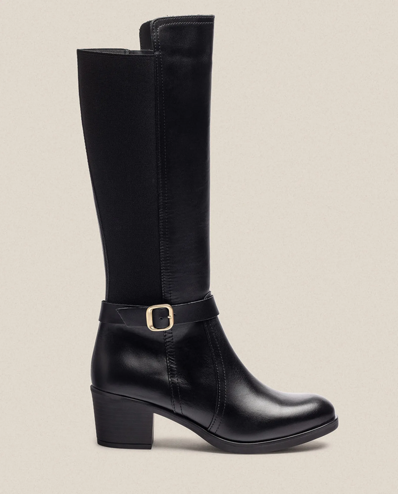 Mujer Yokono Botas|Bota De Tacón LILLE-015 Negro