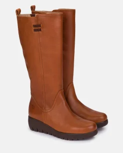 Mujer Yokono Botas|Bota Plana Atenas 031 Cuero