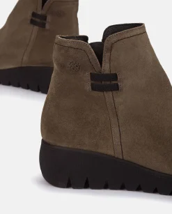 Mujer Yokono Botines|Botín De Cuña ATENAS-032 GRIS