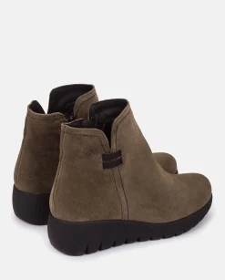 Mujer Yokono Botines|Botín De Cuña ATENAS-032 GRIS