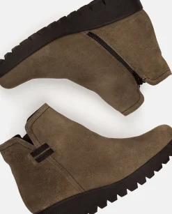 Mujer Yokono Botines|Botín De Cuña ATENAS-032 GRIS