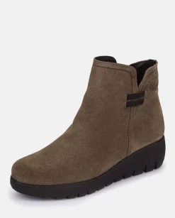 Mujer Yokono Botines|Botín De Cuña ATENAS-032 GRIS