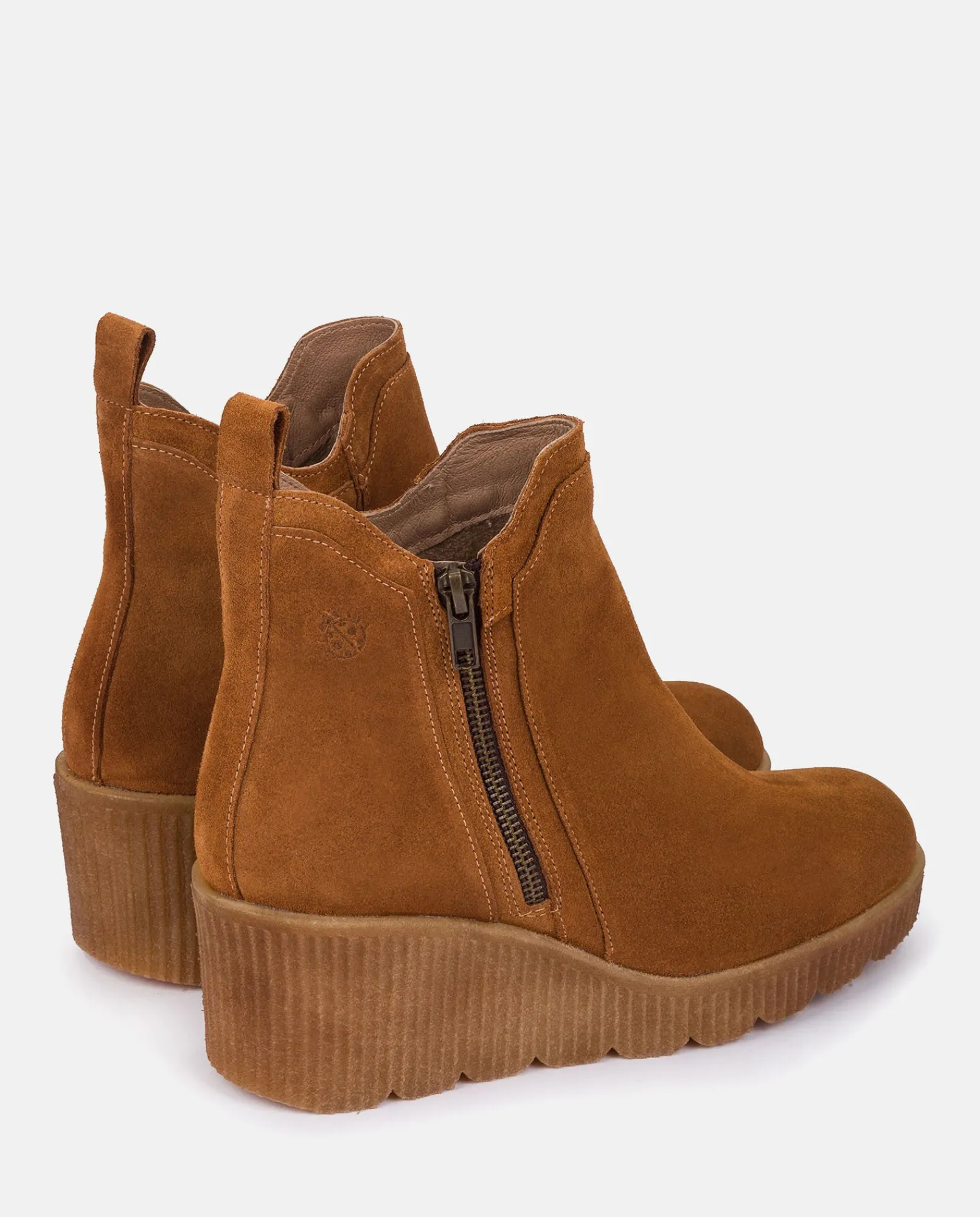 Mujer Yokono Botines|Botín De Cuña MADONA-002 CUERO