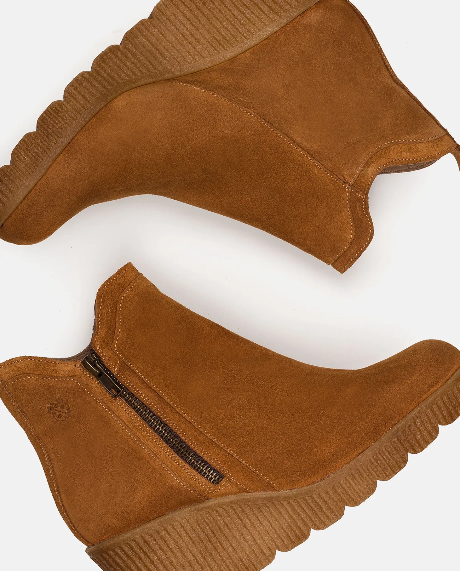 Mujer Yokono Botines|Botín De Cuña MADONA-002 CUERO