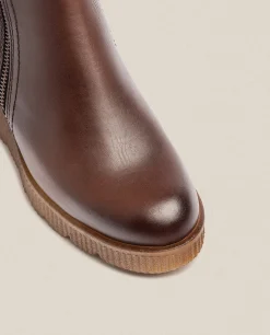 Mujer Yokono Botines|Botín De Cuña MADONA-007 Marrón