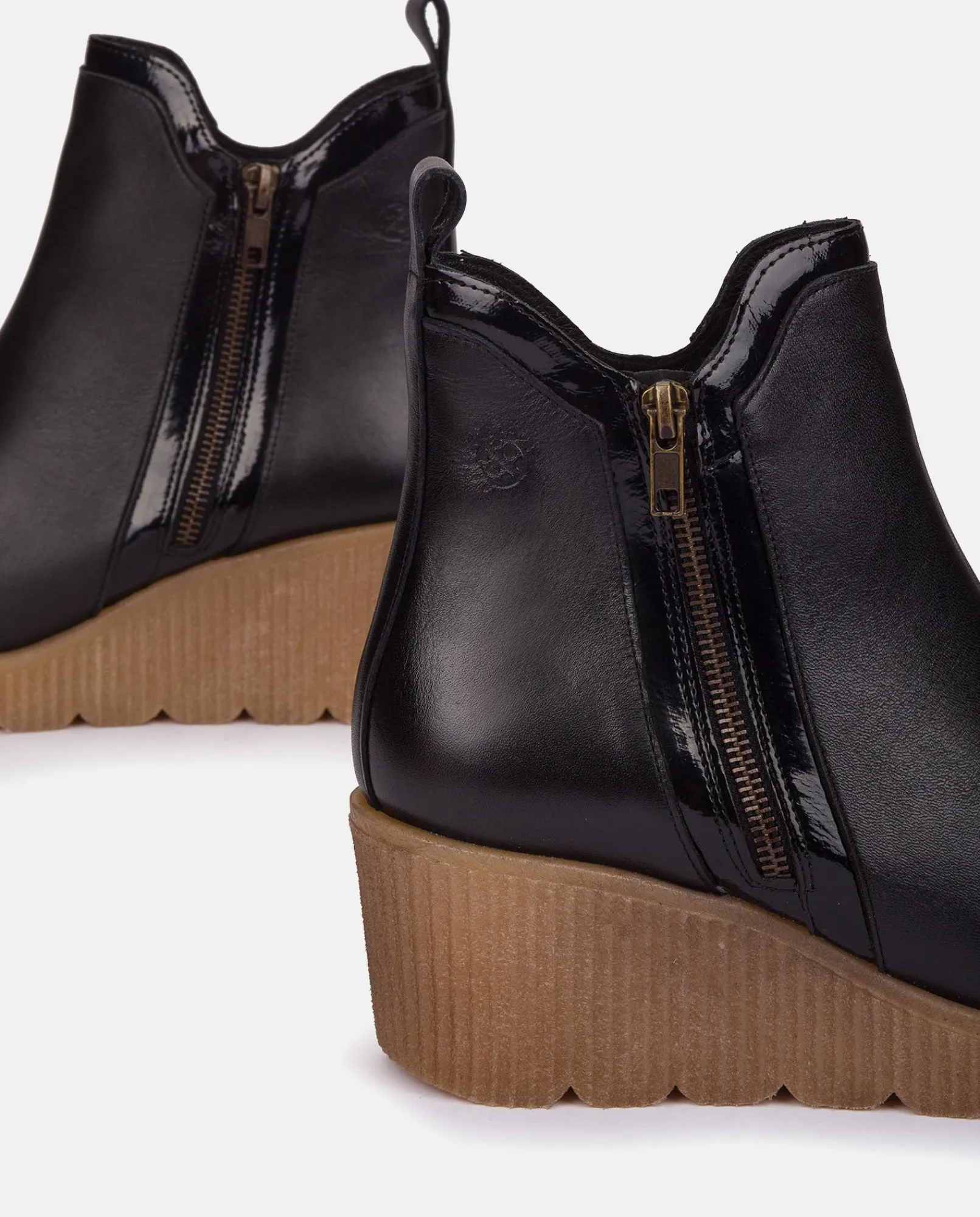 Mujer Yokono Botines|Botín De Cuña MADONA-002 NEGRO