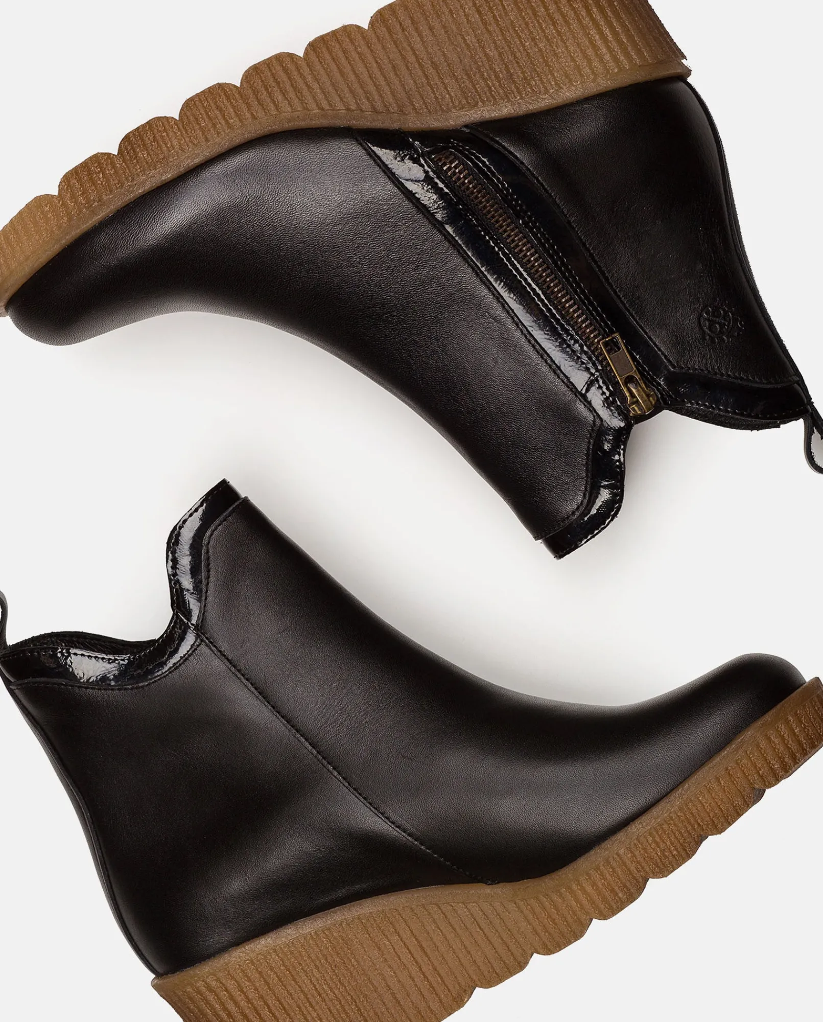 Mujer Yokono Botines|Botín De Cuña MADONA-002 NEGRO