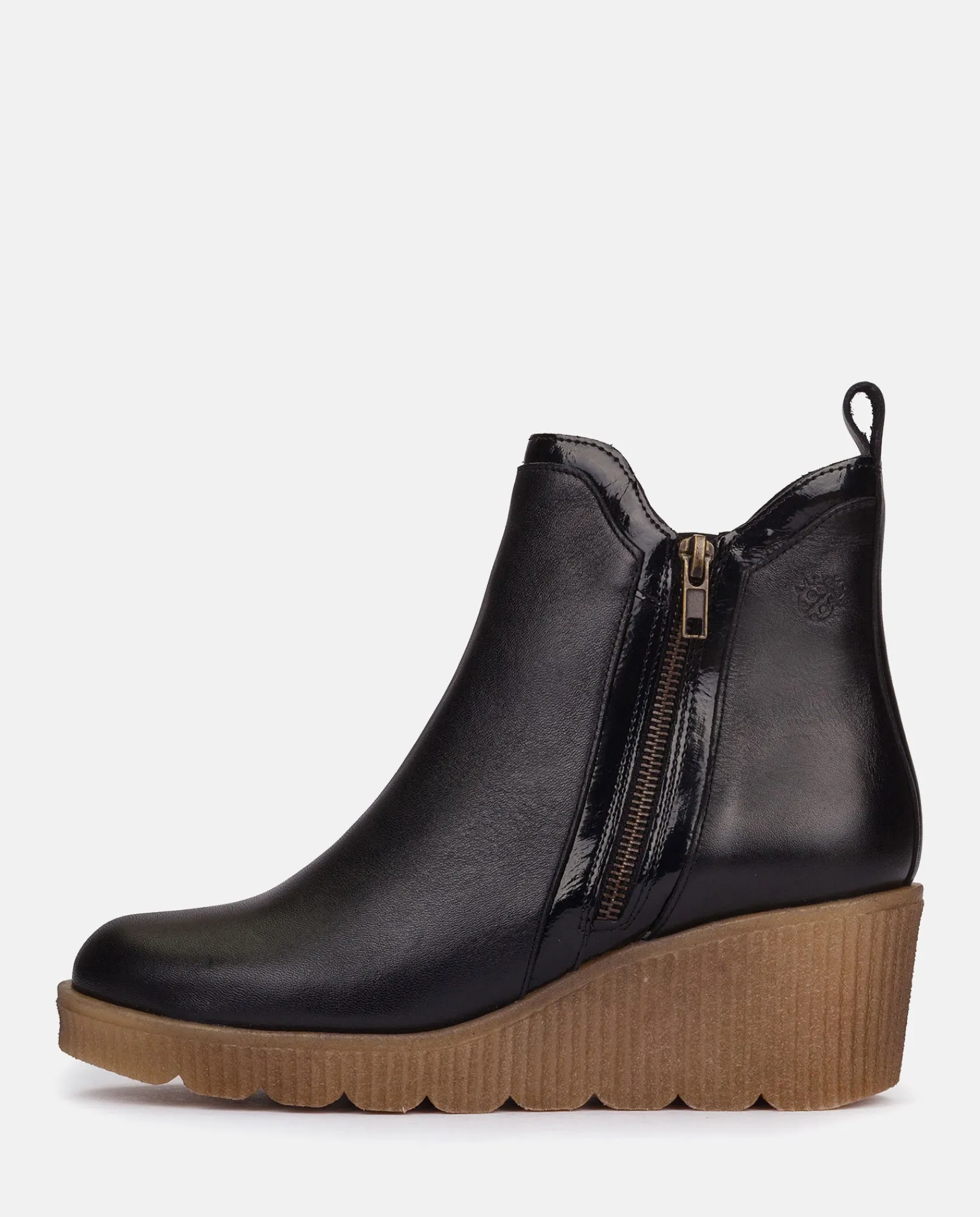 Mujer Yokono Botines|Botín De Cuña MADONA-002 NEGRO