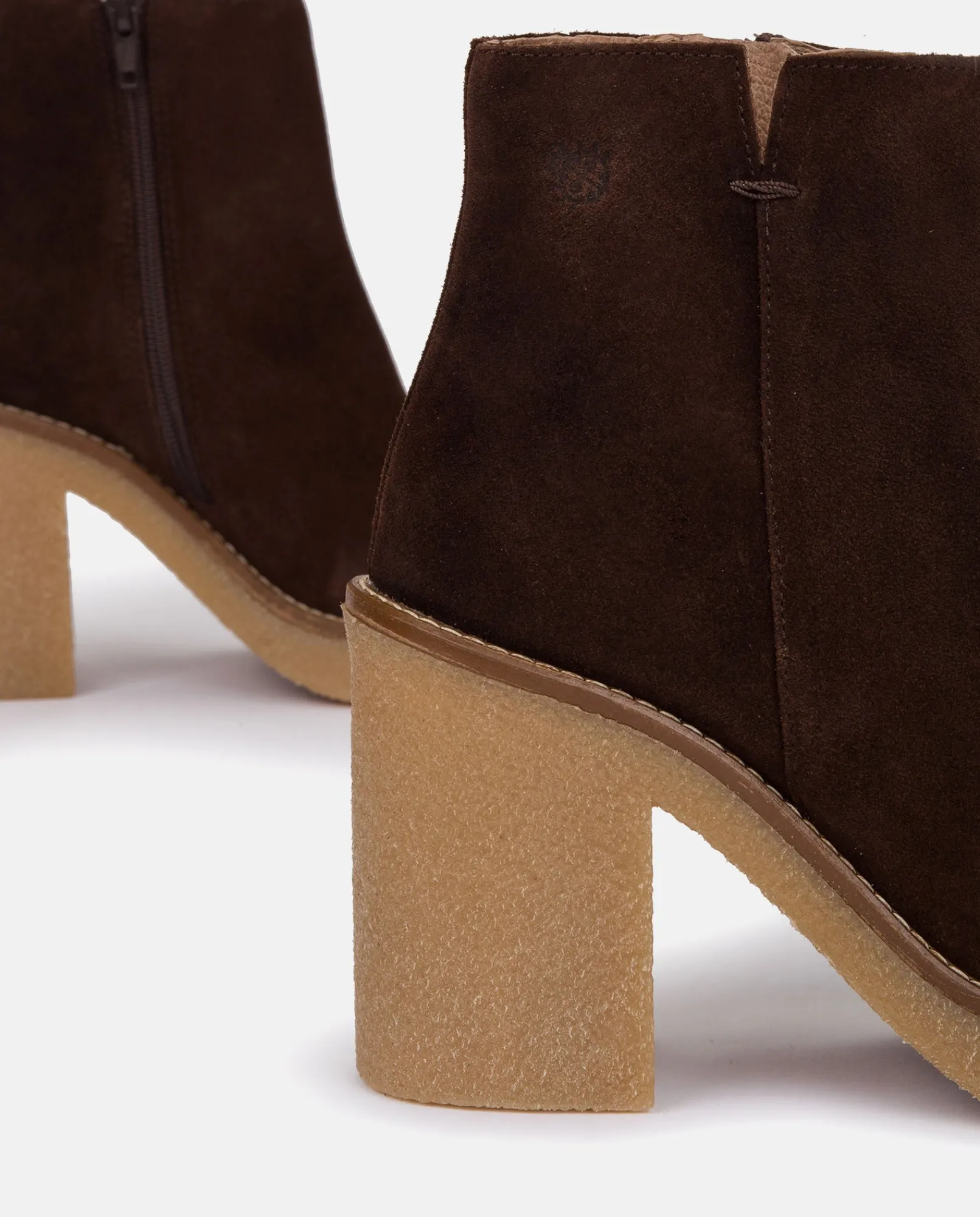 Mujer Yokono Botines|Botín De Tacón Gela 001 Marron
