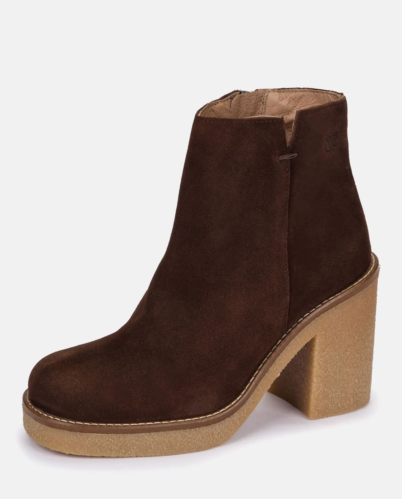 Mujer Yokono Botines|Botín De Tacón Gela 001 Marron