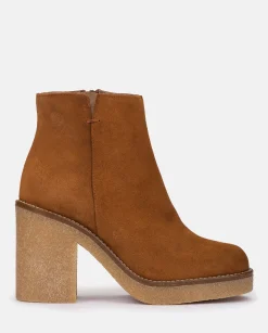 Mujer Yokono Botines|Botín De Tacón GELA-001 CUERO