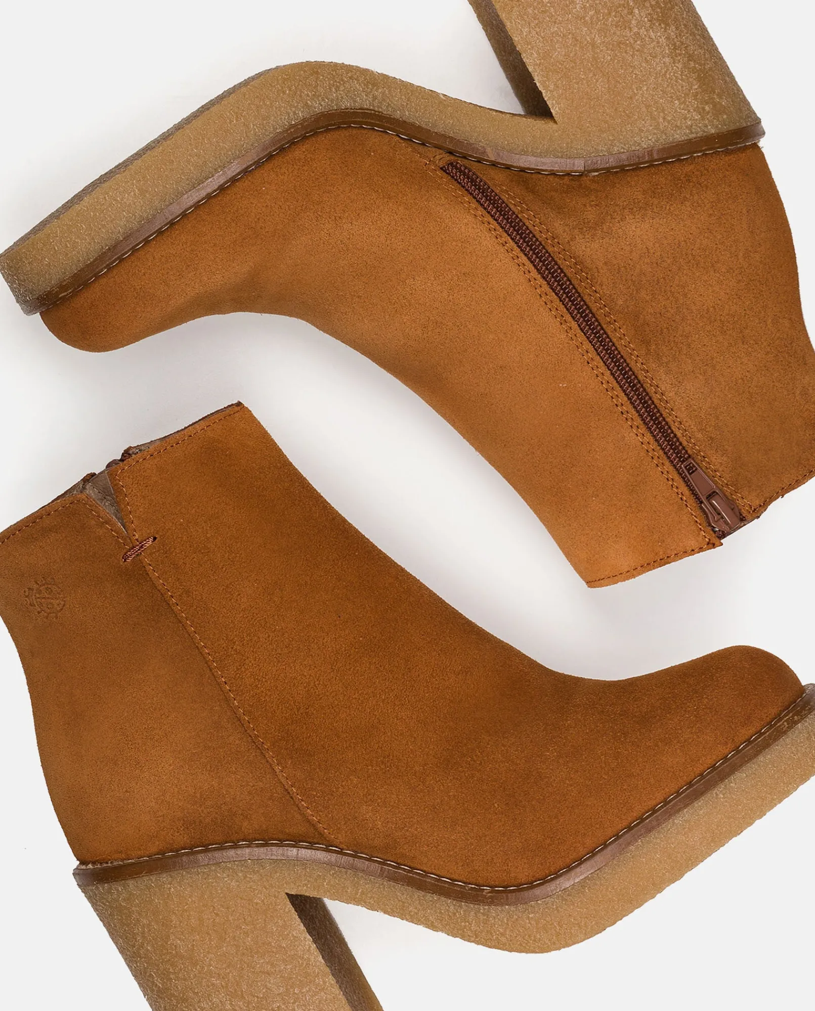 Mujer Yokono Botines|Botín De Tacón GELA-001 CUERO