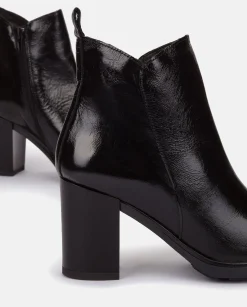 Mujer Yokono Botines|Botín De Tacón Kiel 002 Negro