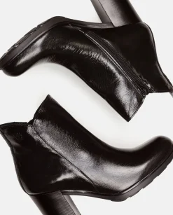 Mujer Yokono Botines|Botín De Tacón Kiel 002 Negro