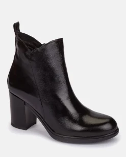 Mujer Yokono Botines|Botín De Tacón Kiel 002 Negro