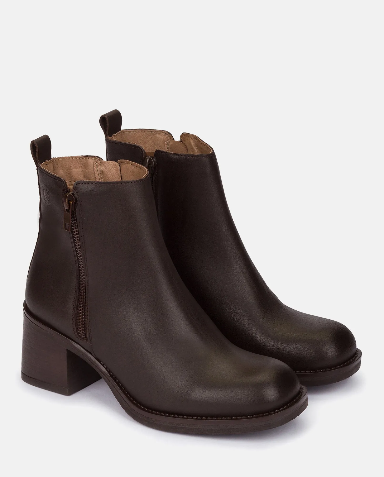 Mujer Yokono Botines|Botín De Tacón LANDAS-002 MARRON