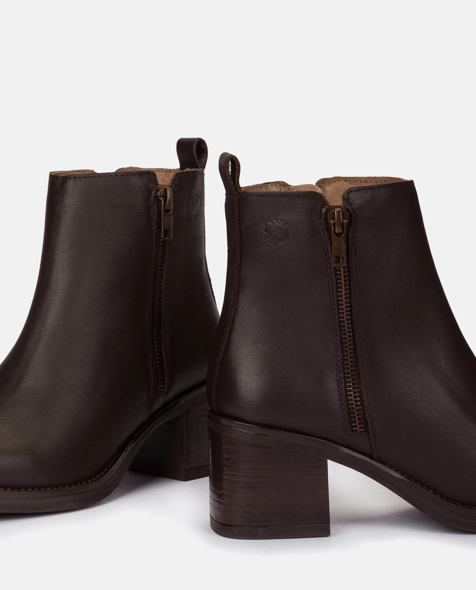Mujer Yokono Botines|Botín De Tacón LANDAS-002 MARRON