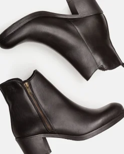 Mujer Yokono Botines|Botín De Tacón Lille 012 Negro