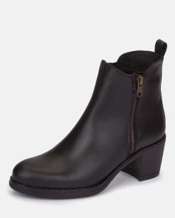 Mujer Yokono Botines|Botín De Tacón Lille 012 Negro