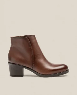 Mujer Yokono Botines|Botín De Tacón LILLE-016 Marrón