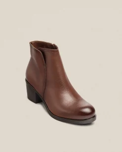 Mujer Yokono Botines|Botín De Tacón LILLE-016 Marrón