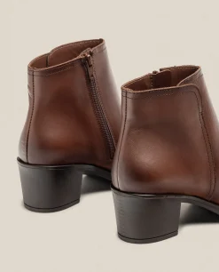 Mujer Yokono Botines|Botín De Tacón LILLE-016 Marrón