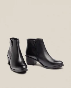 Mujer Yokono Botines|Botín De Tacón LILLE-016 Negro