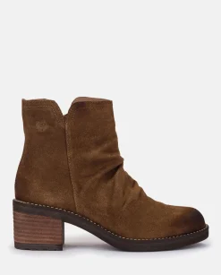 Mujer Yokono Botines|Botín De Tacón MESINA-003 MARRON