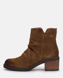 Mujer Yokono Botines|Botín De Tacón MESINA-003 MARRON