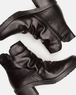 Mujer Yokono Botines|Botín De Tacón MESINA-003 NEGRO