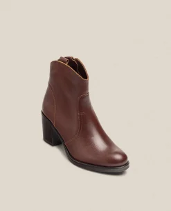 Mujer Yokono Botines|Botín De Tacón ORNE-003 Marrón