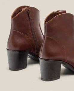 Mujer Yokono Botines|Botín De Tacón ORNE-003 Marrón