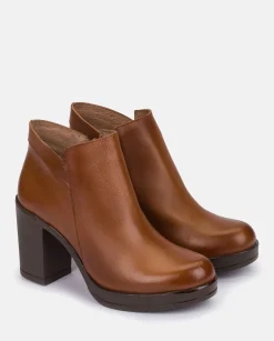 Mujer Yokono Botines|Botín De Tacón Pilsen 004 Cuero