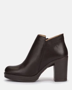 Mujer Yokono Botines|Botín De Tacón PILSEN-004 MARRON