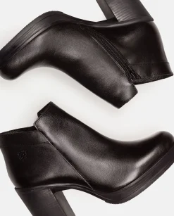 Mujer Yokono Botines|Botín De Tacón PILSEN-004 NEGRO
