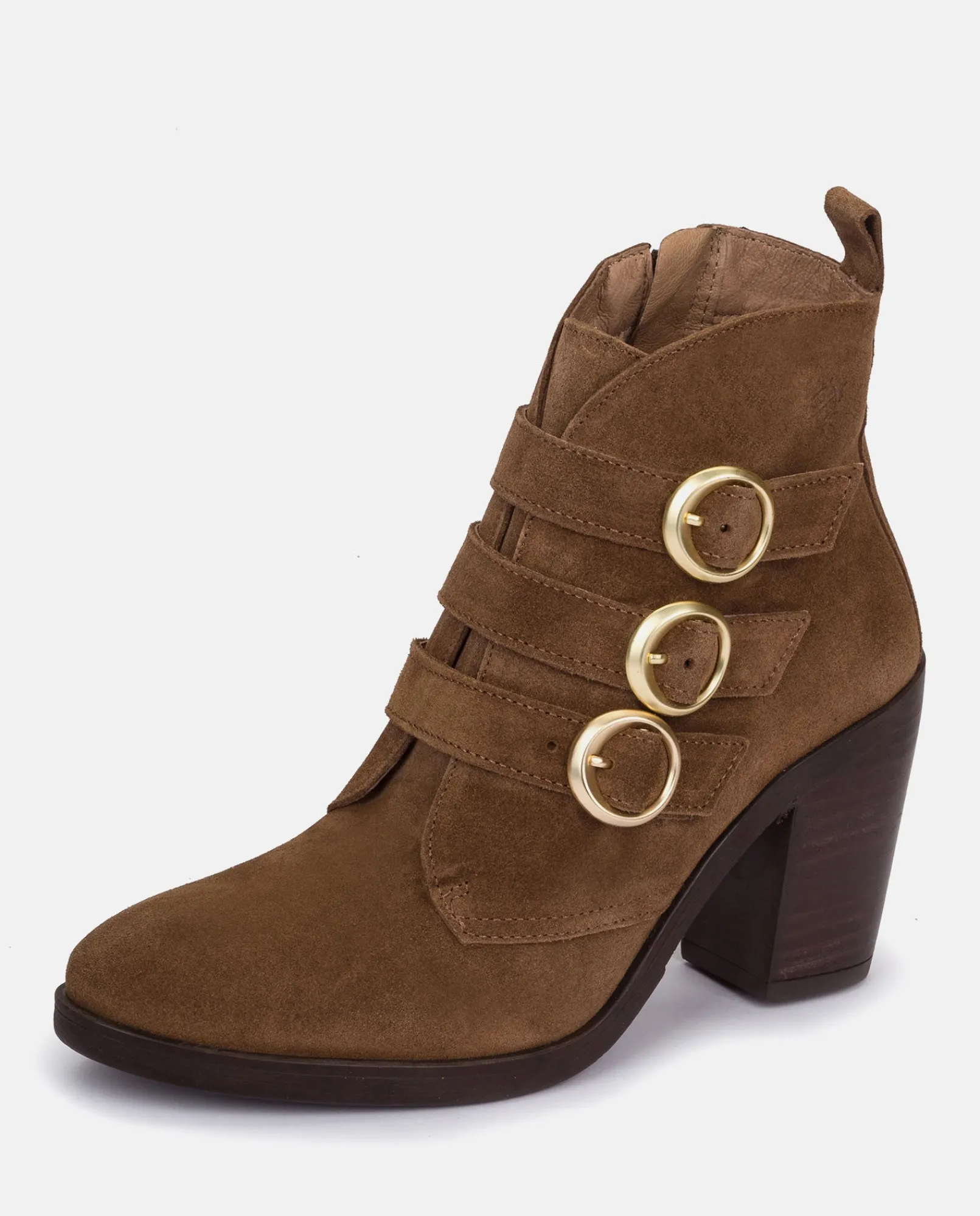 Mujer Yokono Botines|Botín De Tacón TOURS-005 Marrón