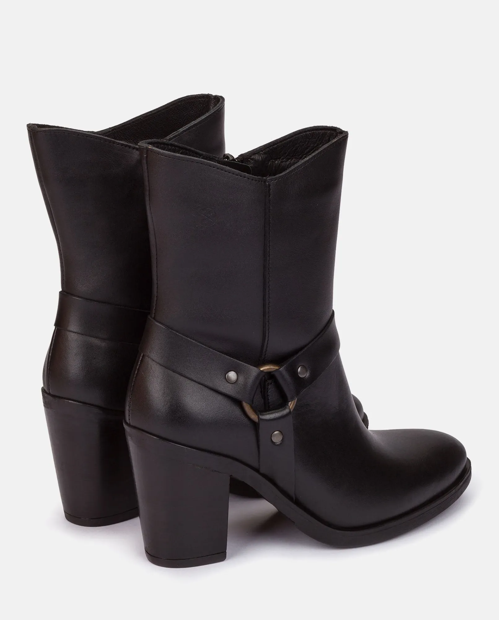 Mujer Yokono Botines|Botín De Tacón TOURS-008 NEGRO