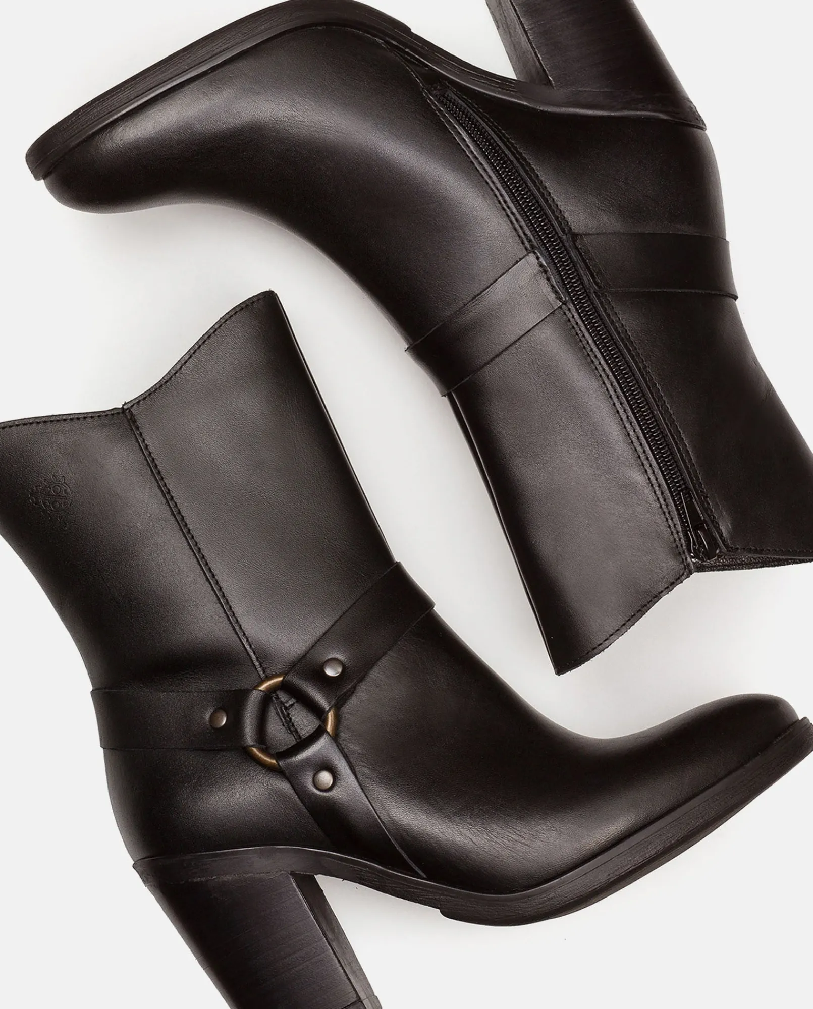 Mujer Yokono Botines|Botín De Tacón TOURS-008 NEGRO