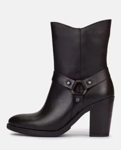 Mujer Yokono Botines|Botín De Tacón TOURS-008 NEGRO