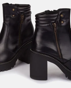 Mujer Yokono Botines|Botín De Tacón TUNA-002 NEGRO