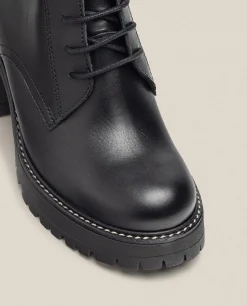 Mujer Yokono Botines|Botín De Tacón TUNA-006 Negro